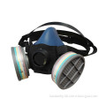 Half face gas mask with Active carbon cartridge filters